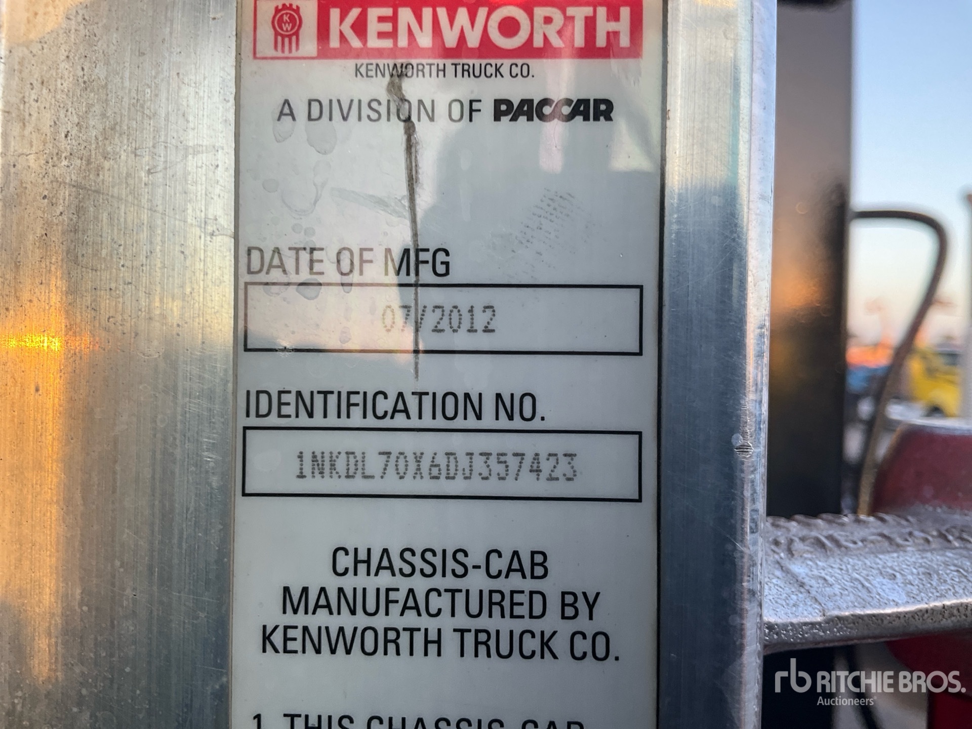 2013 Kenworth T800