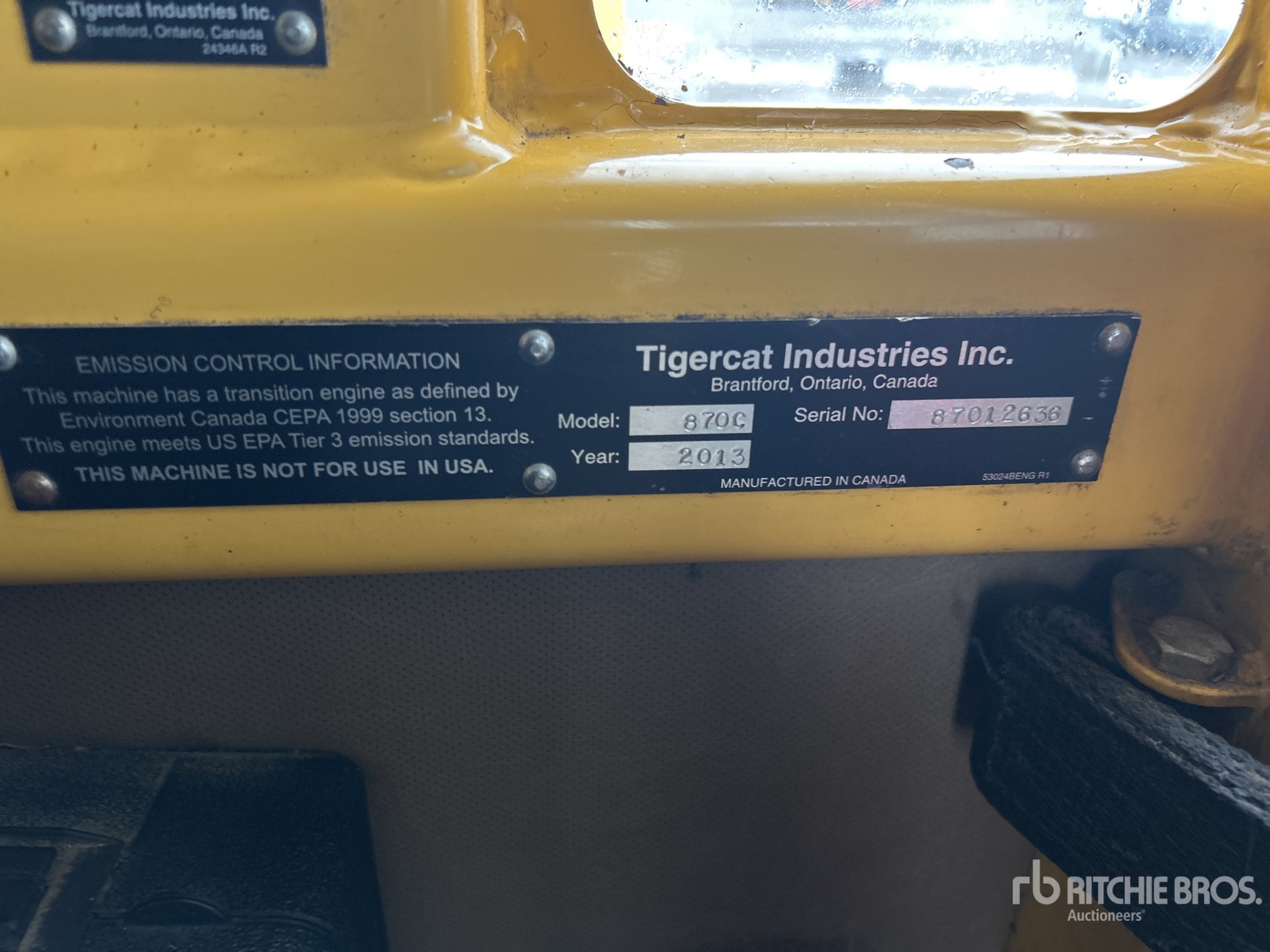 2013 Tigercat 870C