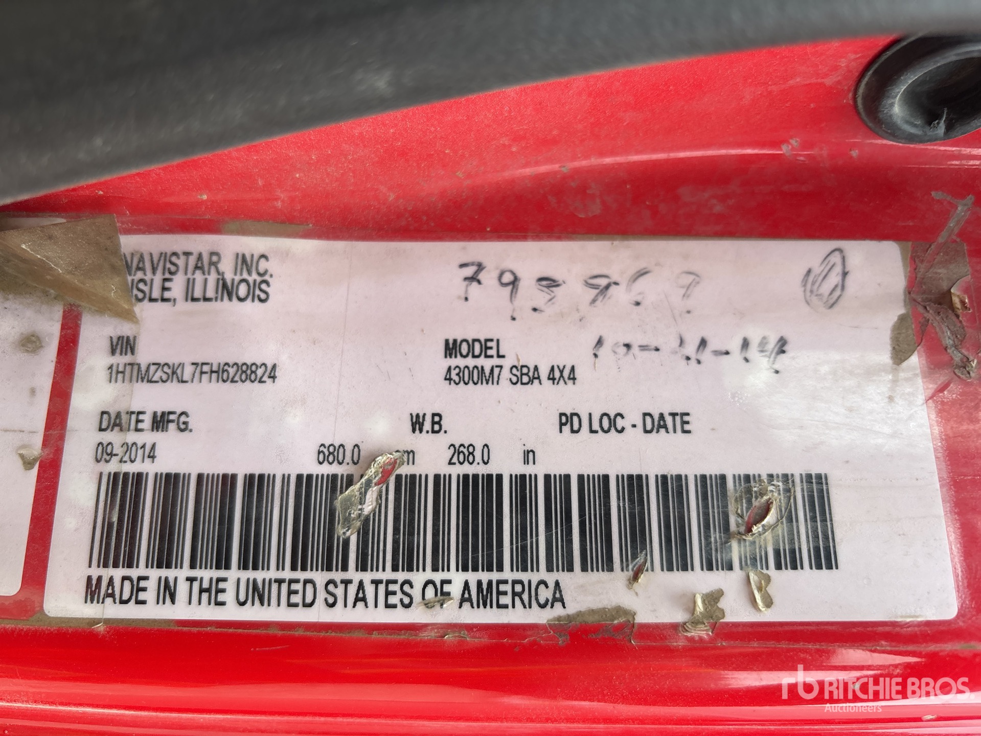 2014 International 4300M7 SBA