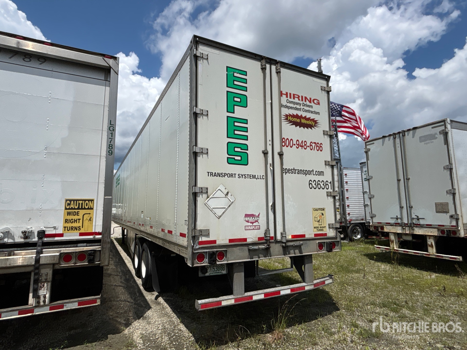 2016 Wabash VAN TRAILER