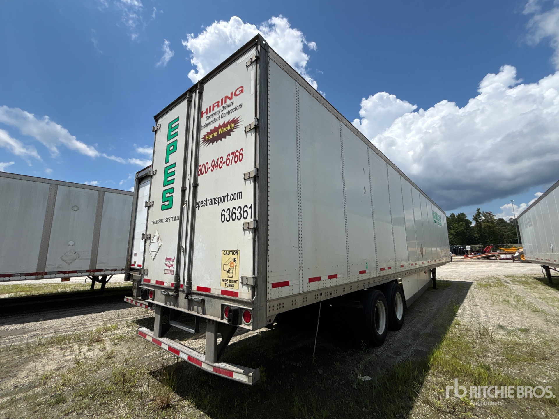 2016 Wabash VAN TRAILER