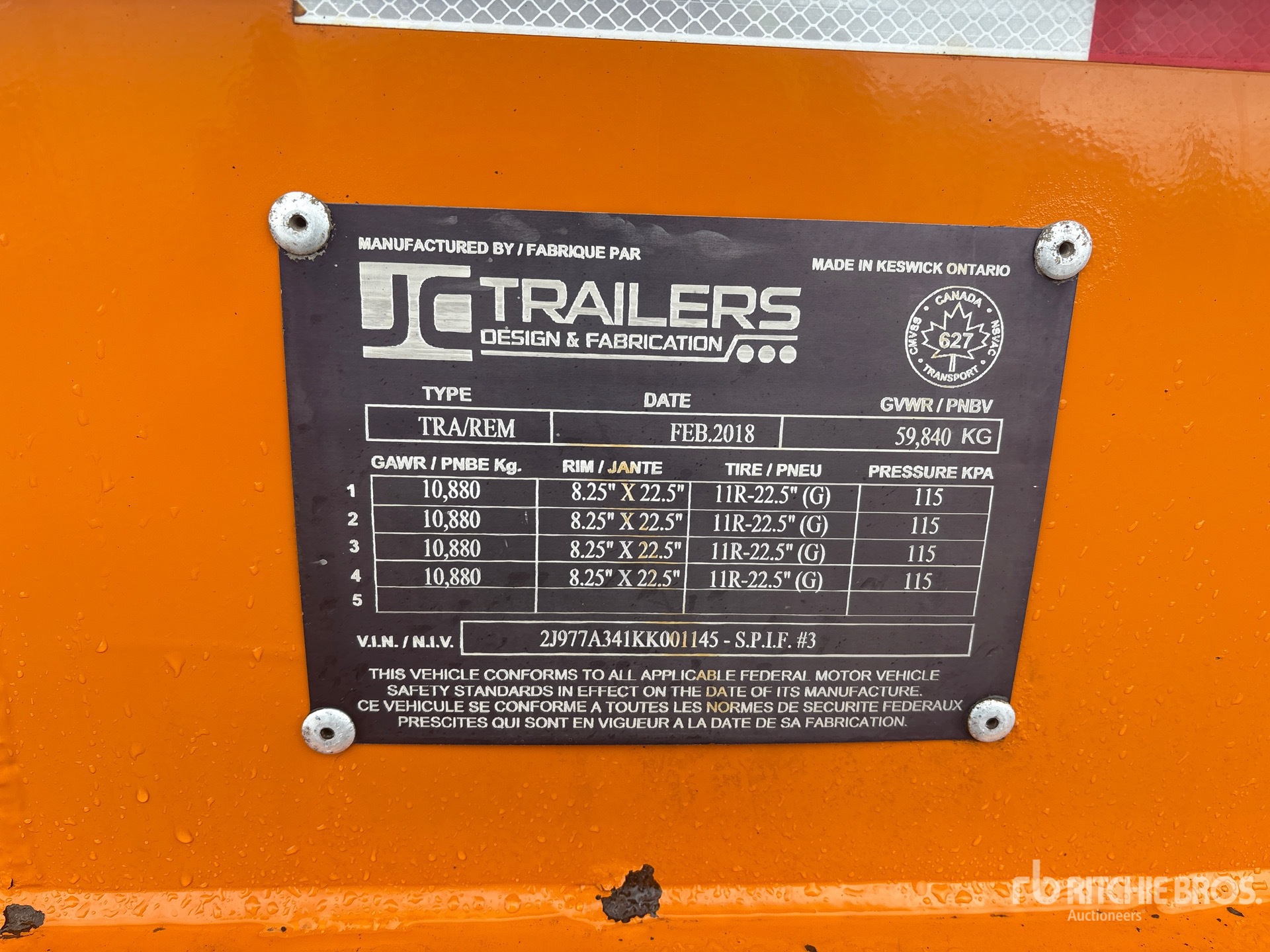 2019 J C Trailers 45 FT QUAD/A