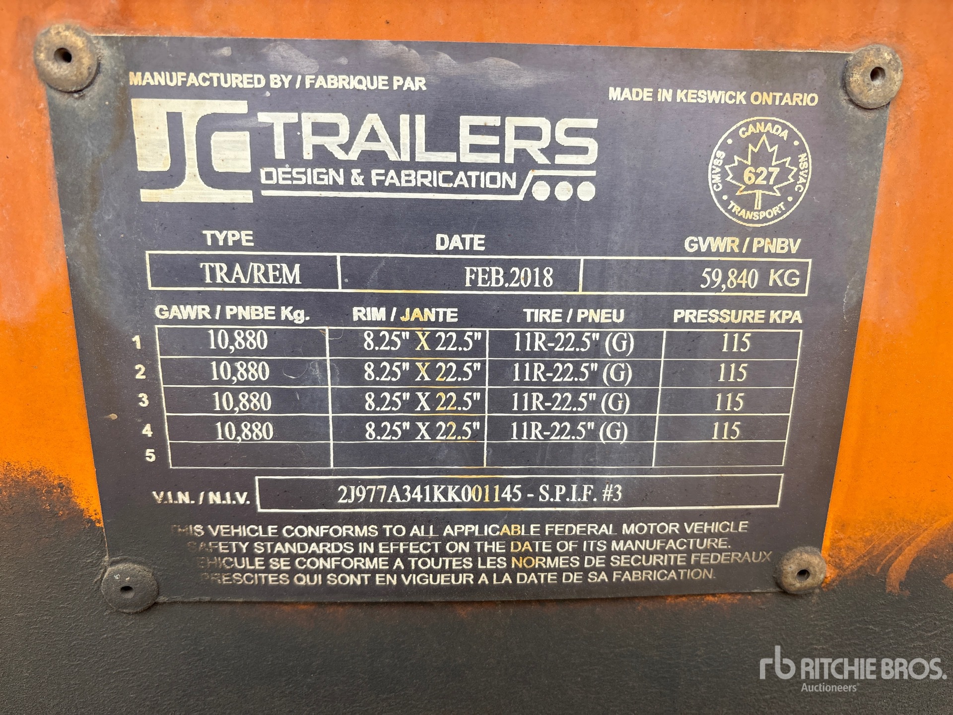 2019 J C Trailers Quad/A