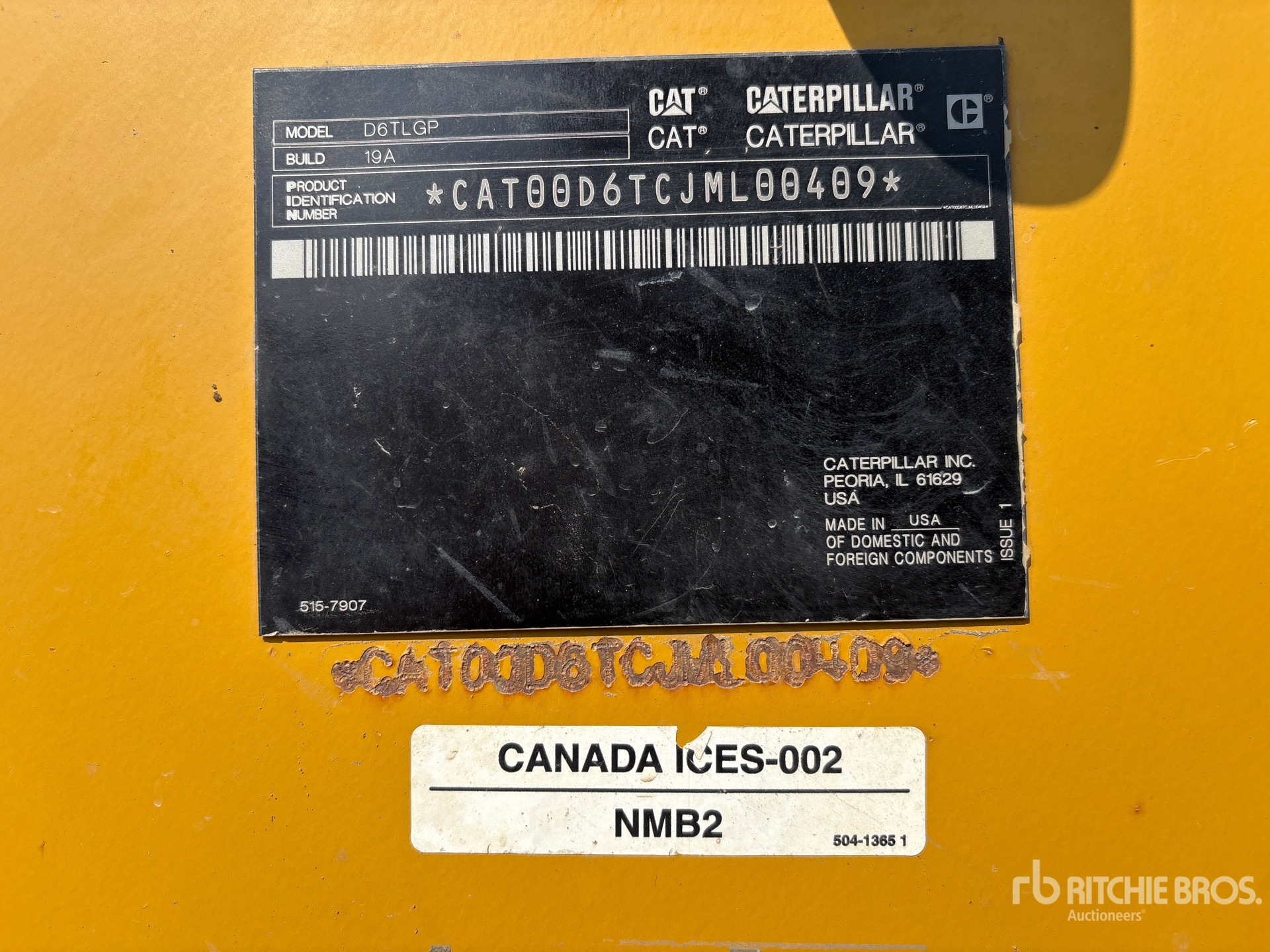 2018 Caterpillar D6T LGP