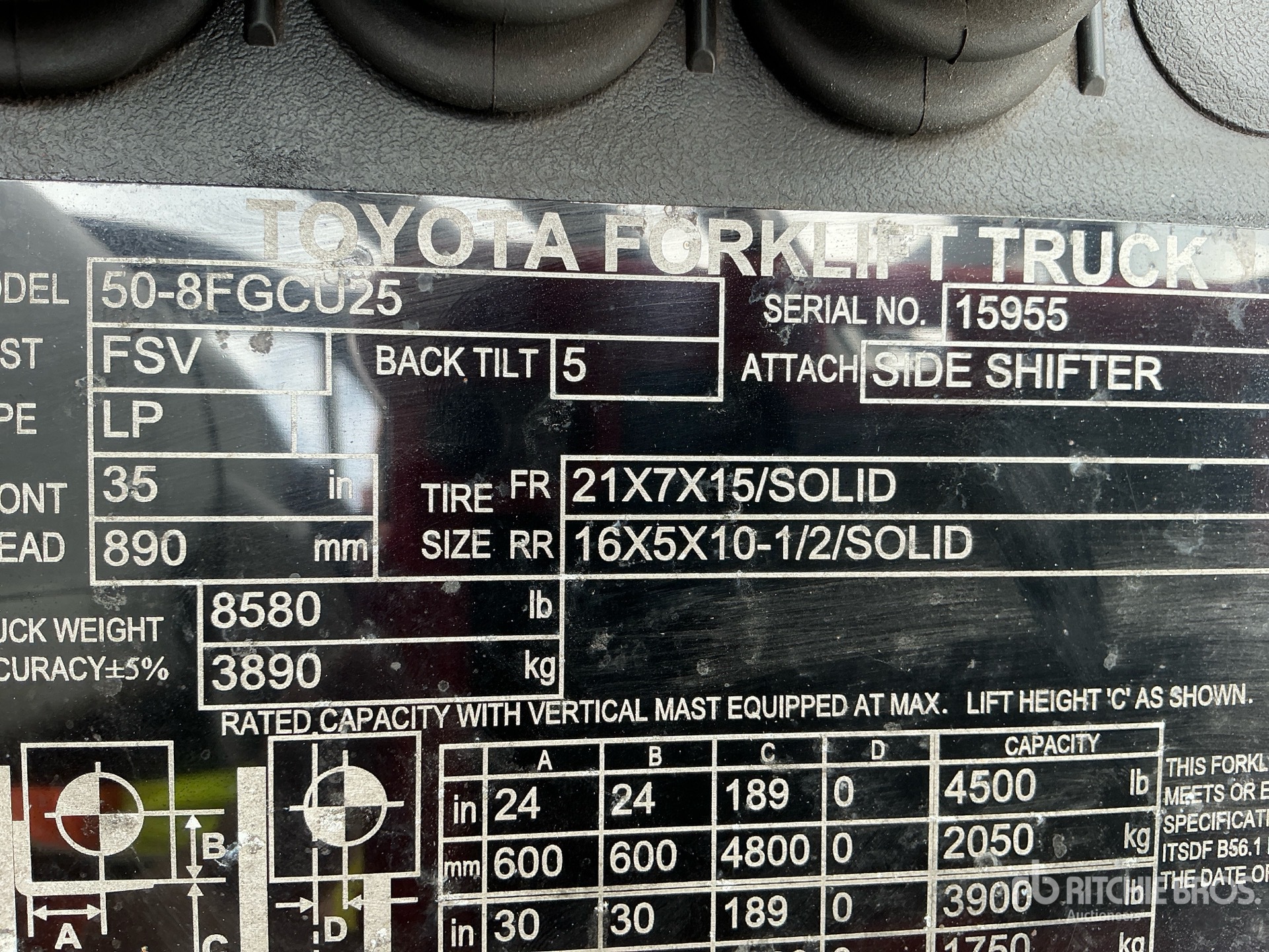 2023 Toyota 50-8FGCU25