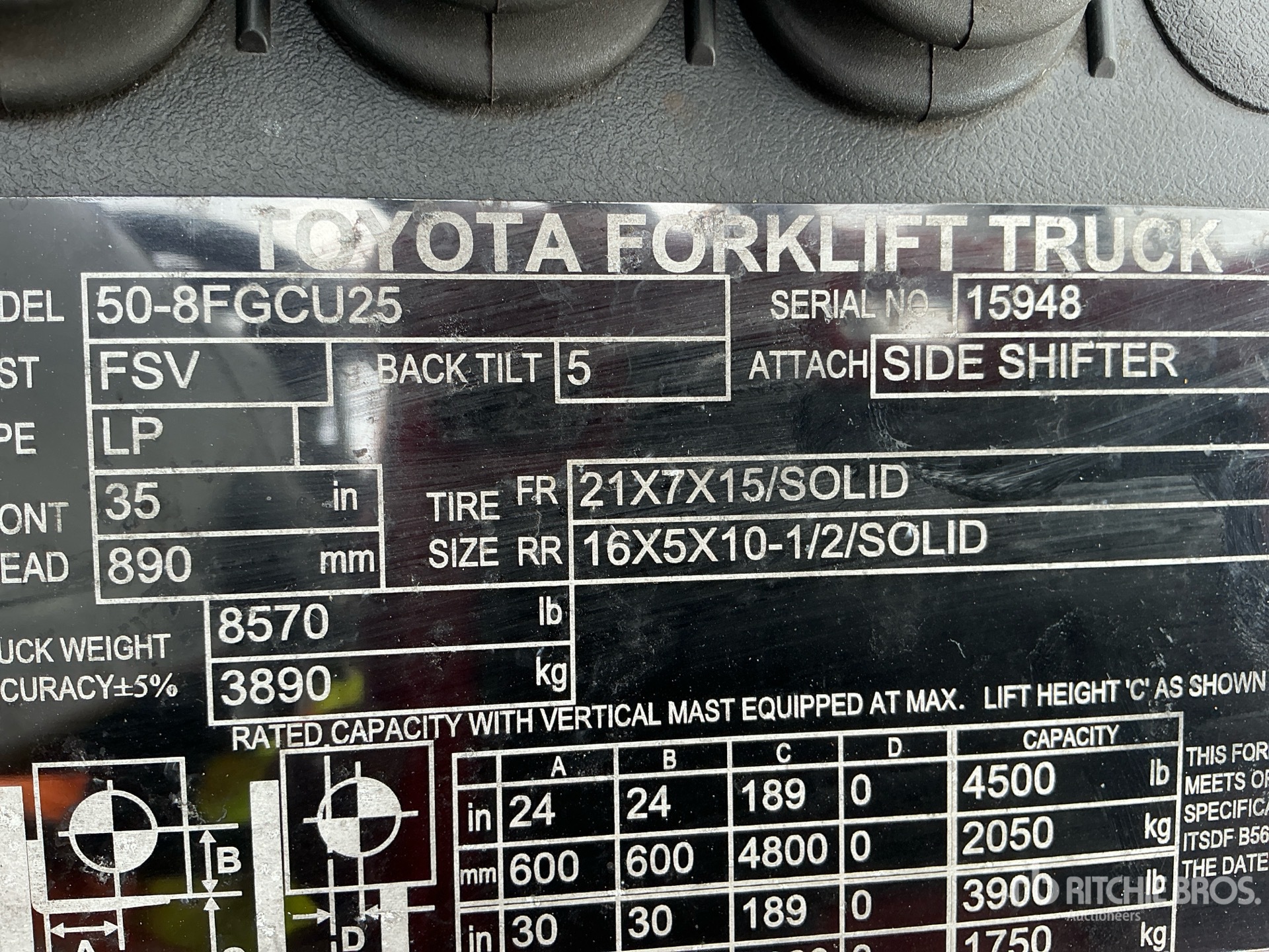 2023 Toyota 50-8FGCU25