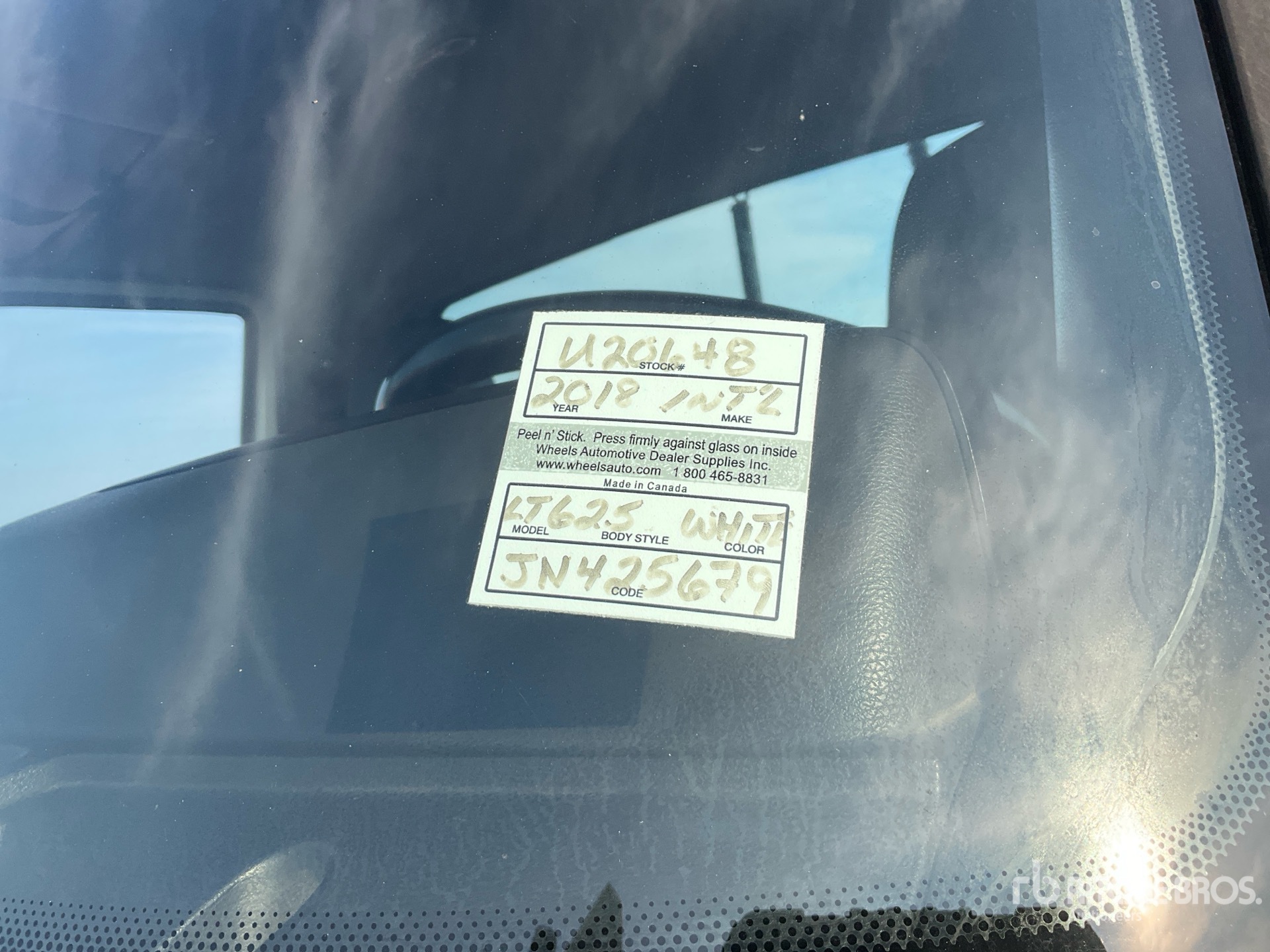2018 International LT625