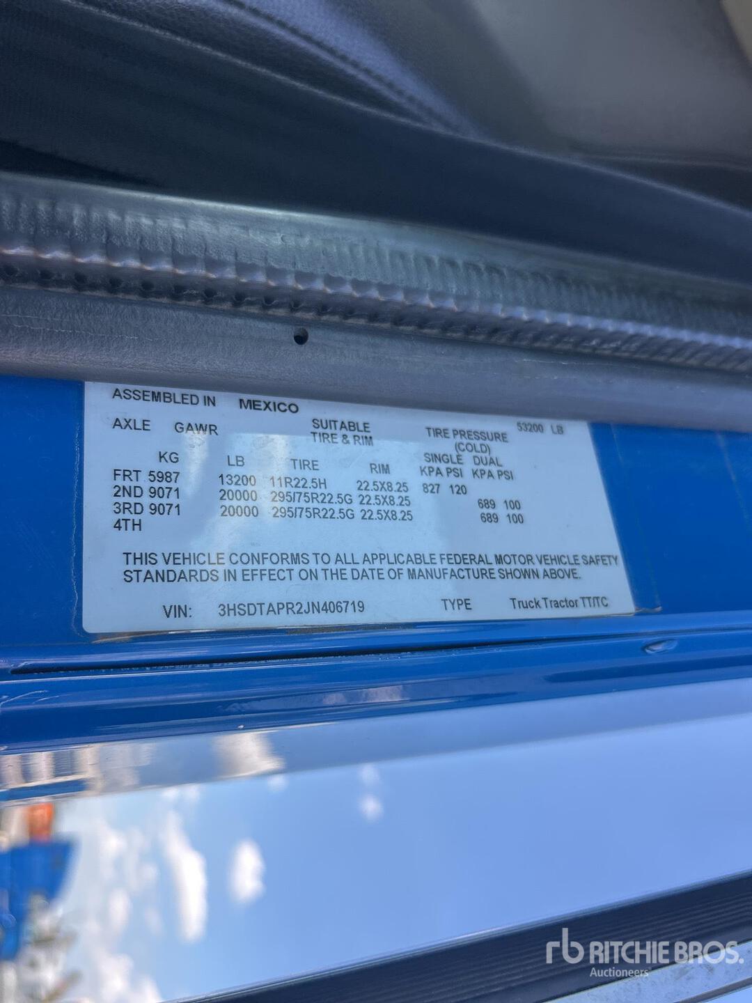 2018 International HX620