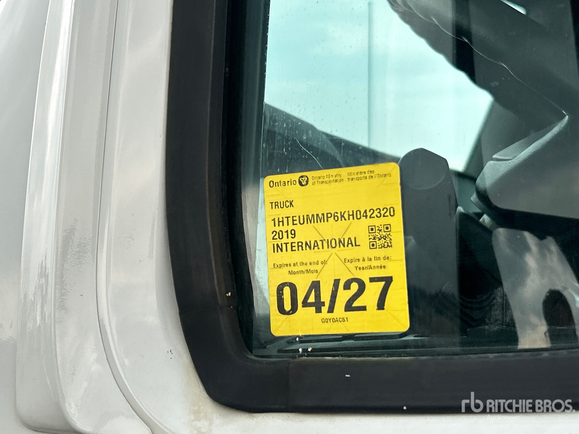 2019 International MV607