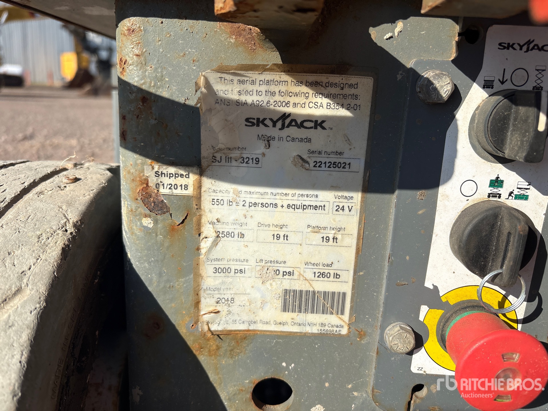 2018 Skyjack SJIII3219