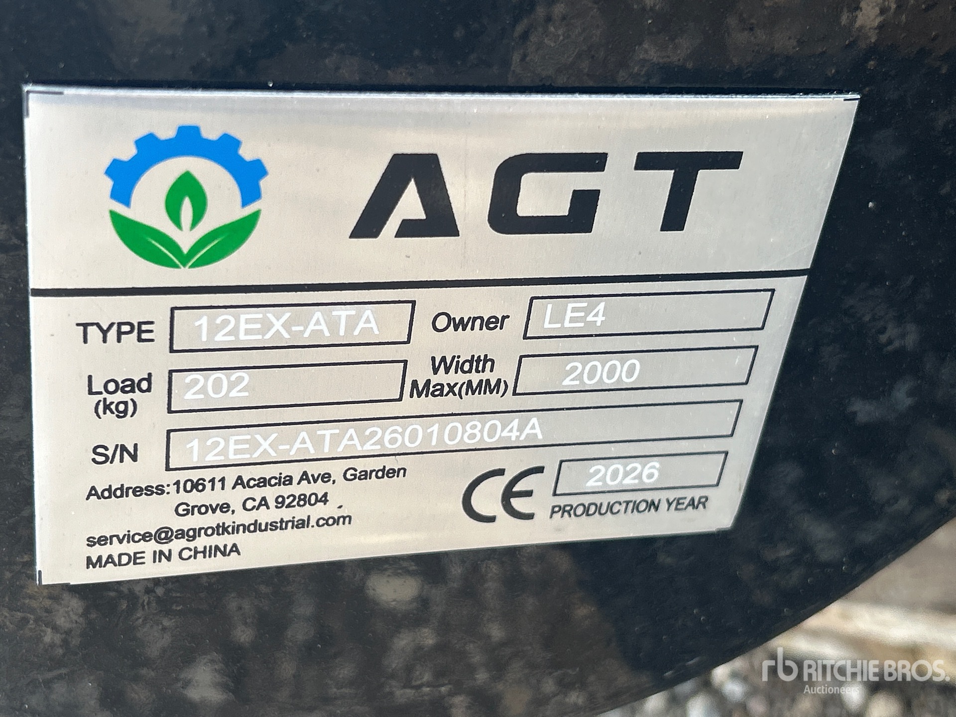 2026 AGT 12EX-ATA
