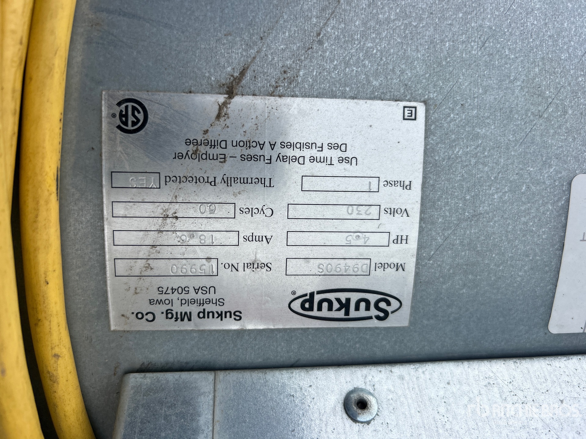 Sukup 4.5 HP