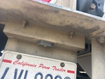 Châssis - Fourgon à remorque with Feu de plaque d'immatriculation fonctionnel