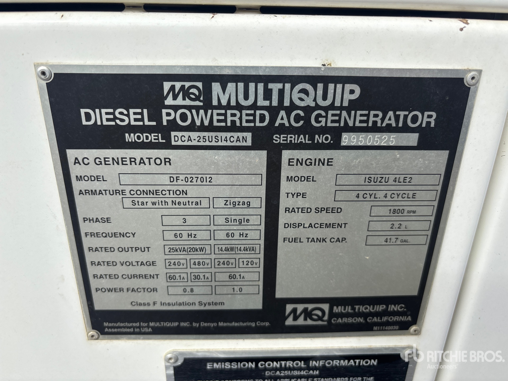 Multiquip DCA-25USI4CAN