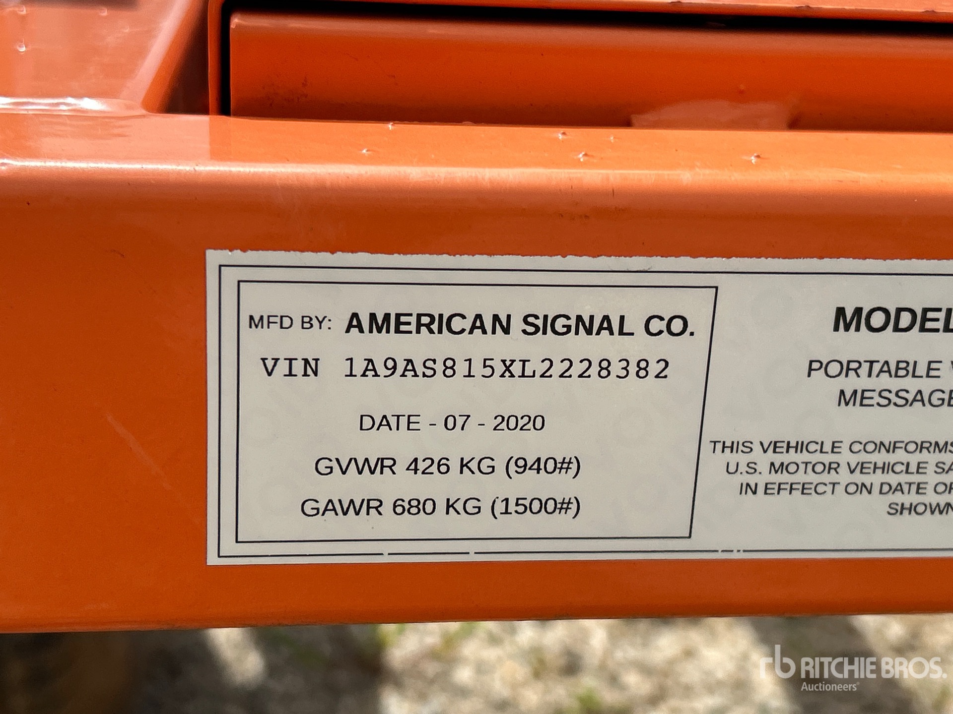 2020 American Signal T815