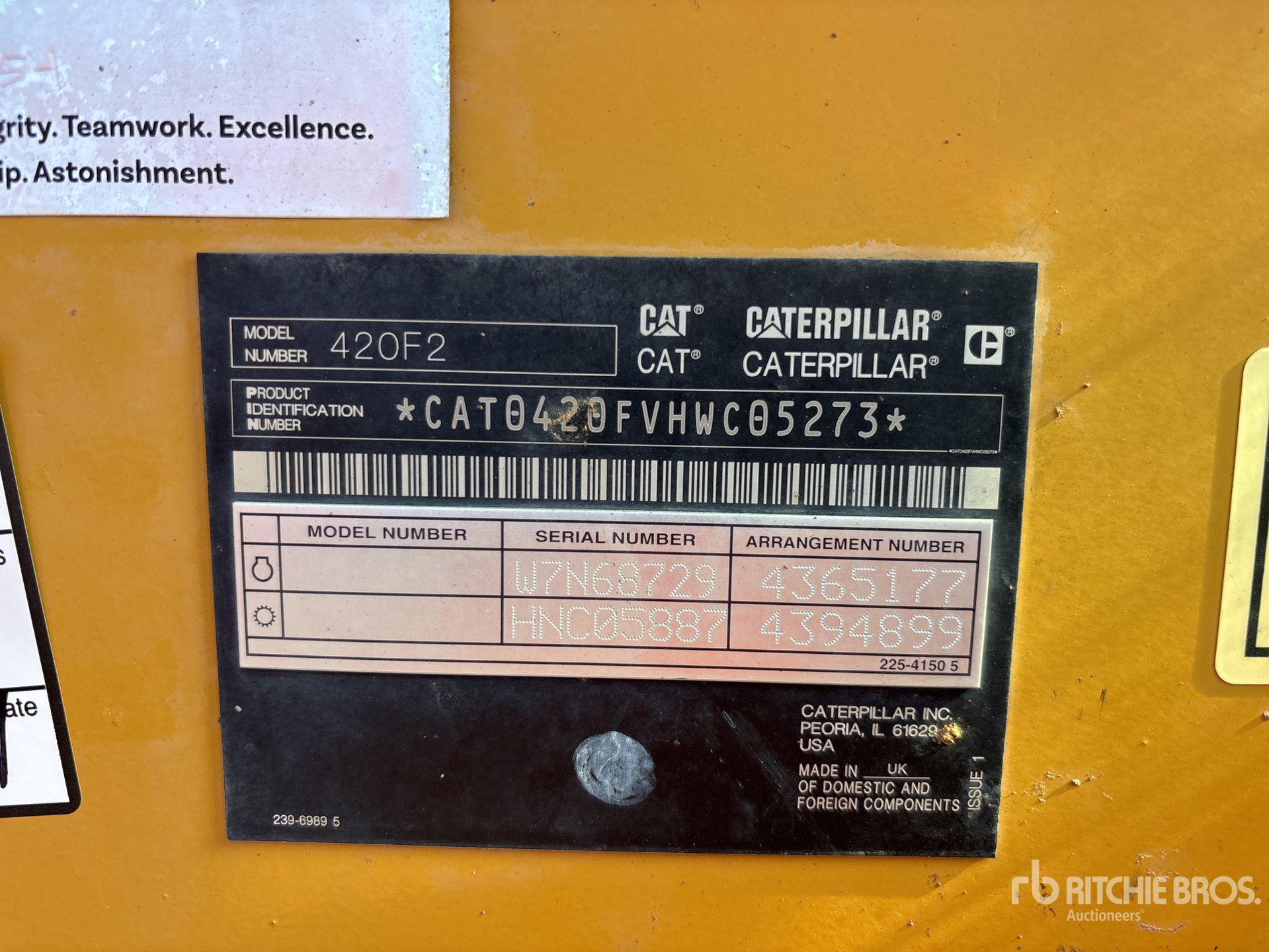 2019 Caterpillar 420 F2
