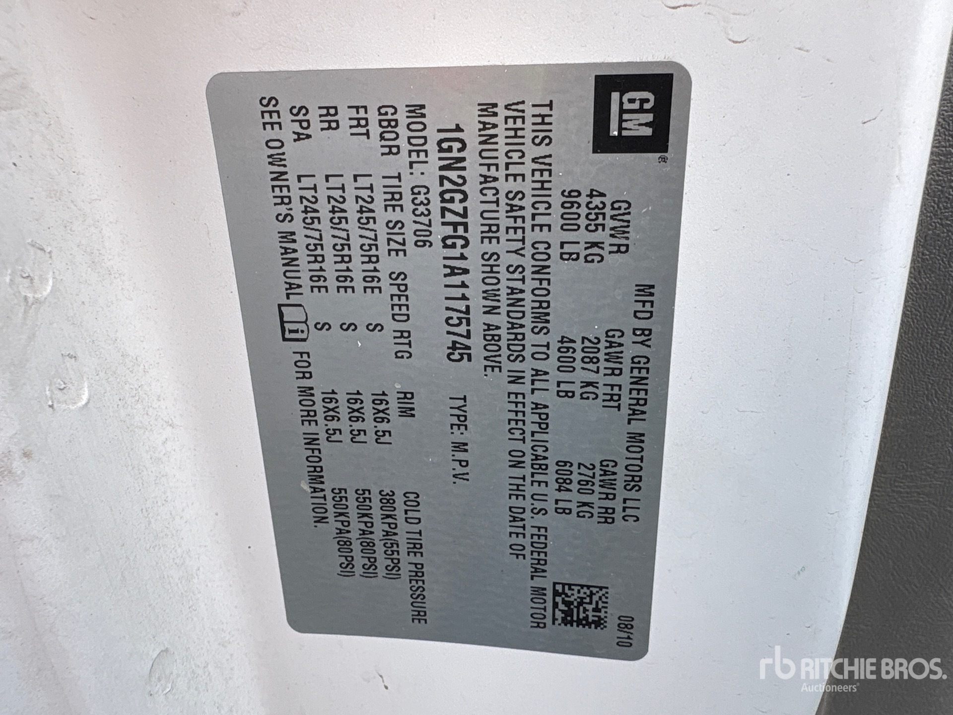 2010 Chevrolet EXPRESS 3500