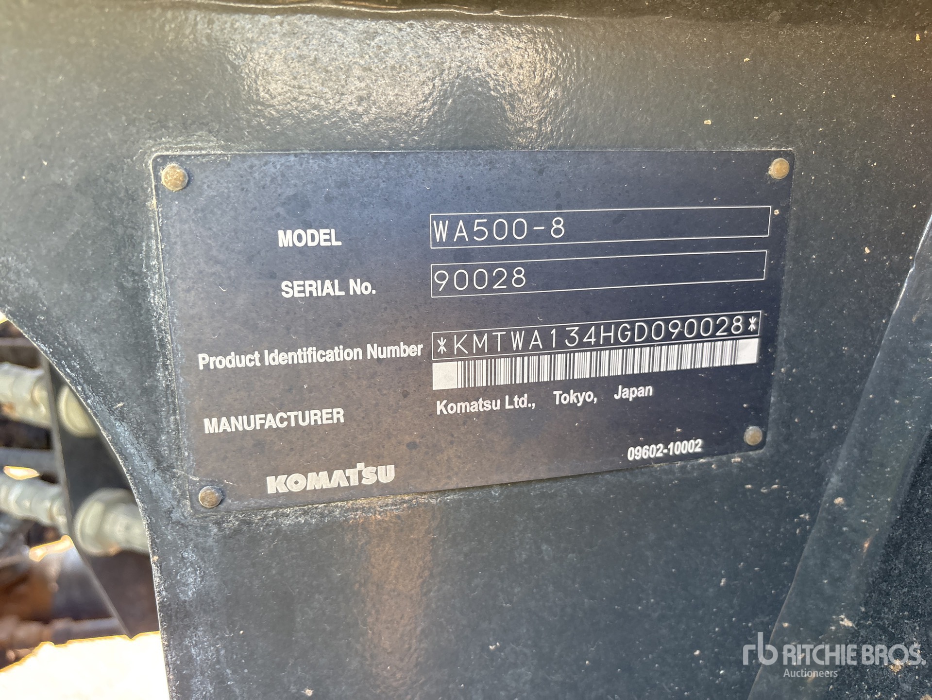 2016 Komatsu WA500-8