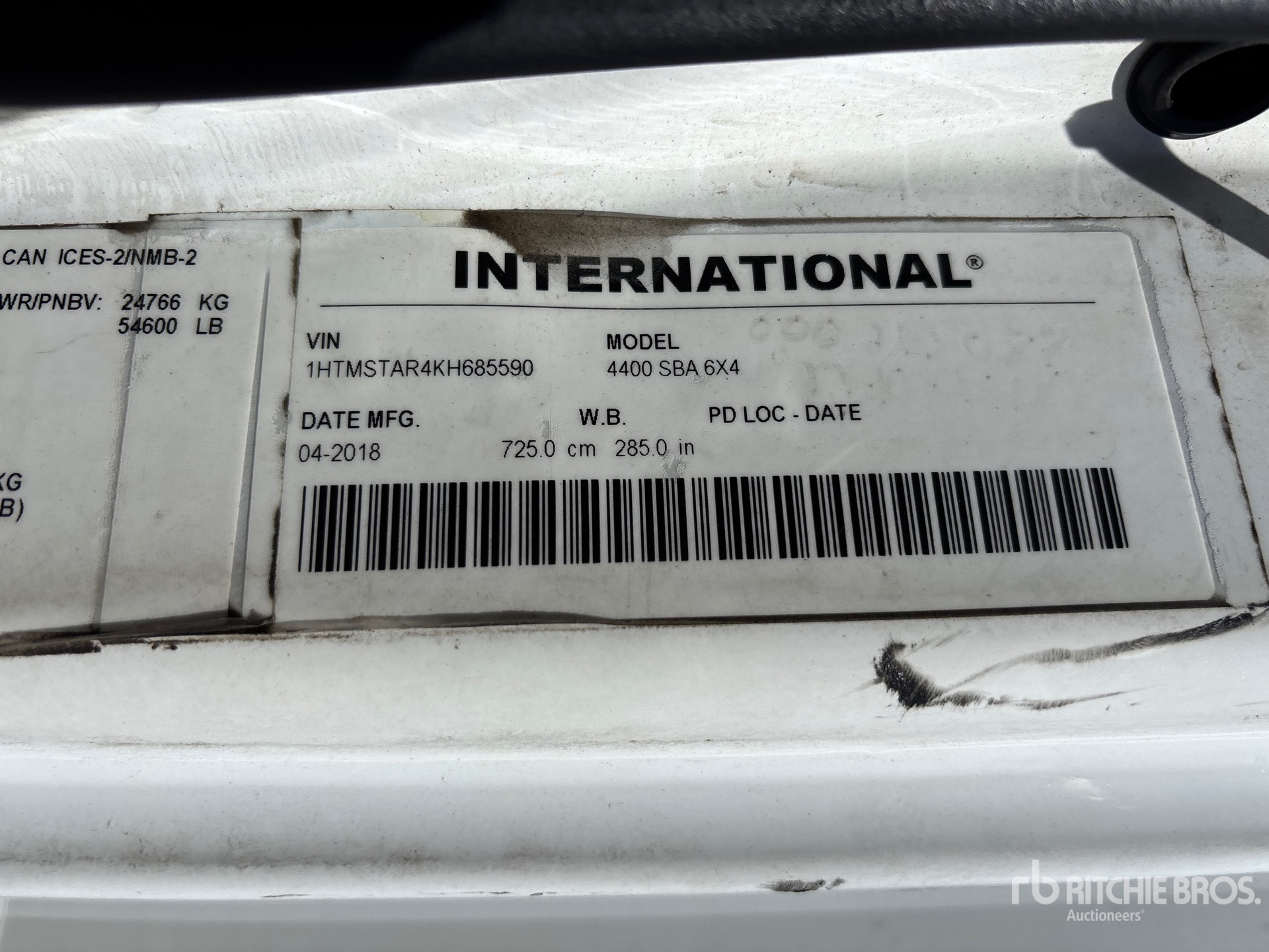 2019 International DuraStar 4400