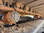 Undercarriage with Left Carrier Rollers
