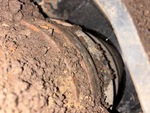 Undercarriage with Left Track Tensioner