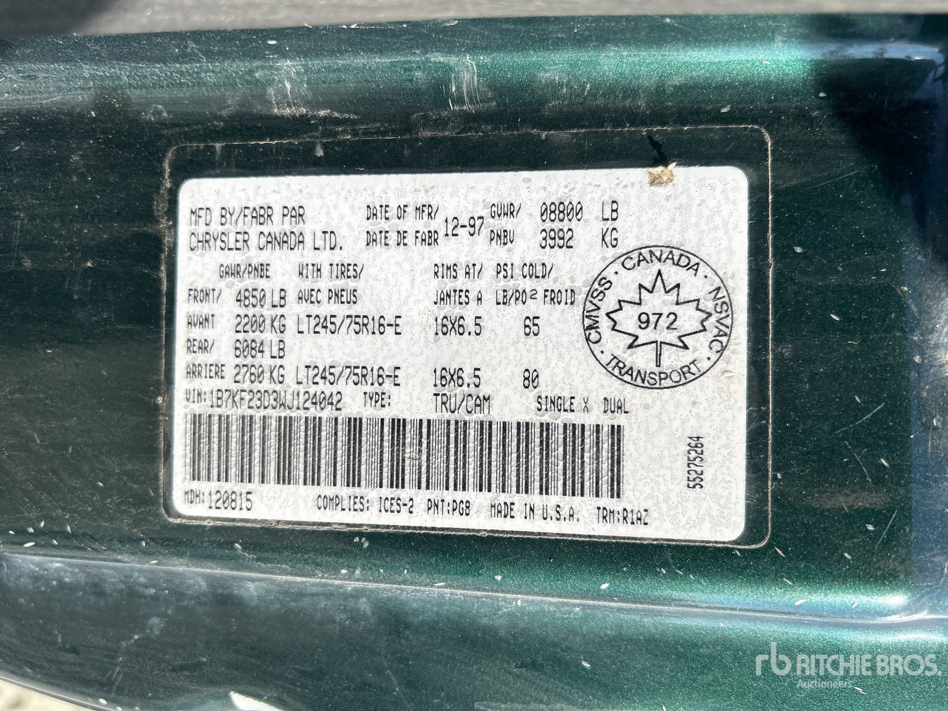 1998 Dodge 2500