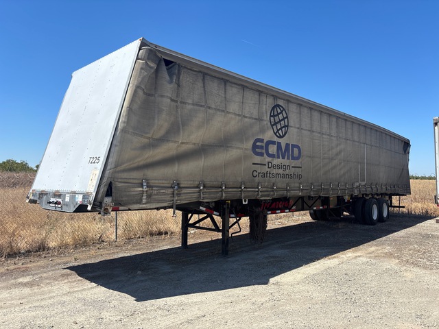 2021 Transcraft 53 ft T/A Curtain Side Trailer