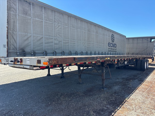 2006 Transcraft 48 ft T/A Flatbed Trailer
