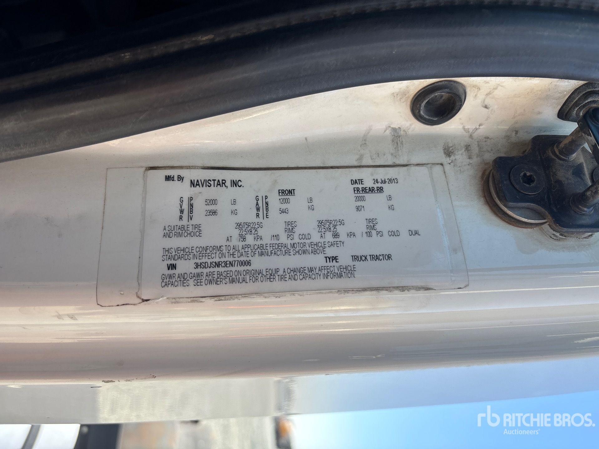 2014 International PROSTAR+ 122