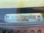 General Appearance with Frame Stamp Serial Number/VIN Photo