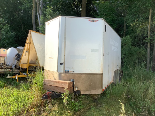 2019 H & H 18 ft T/A Enclosed Trailer