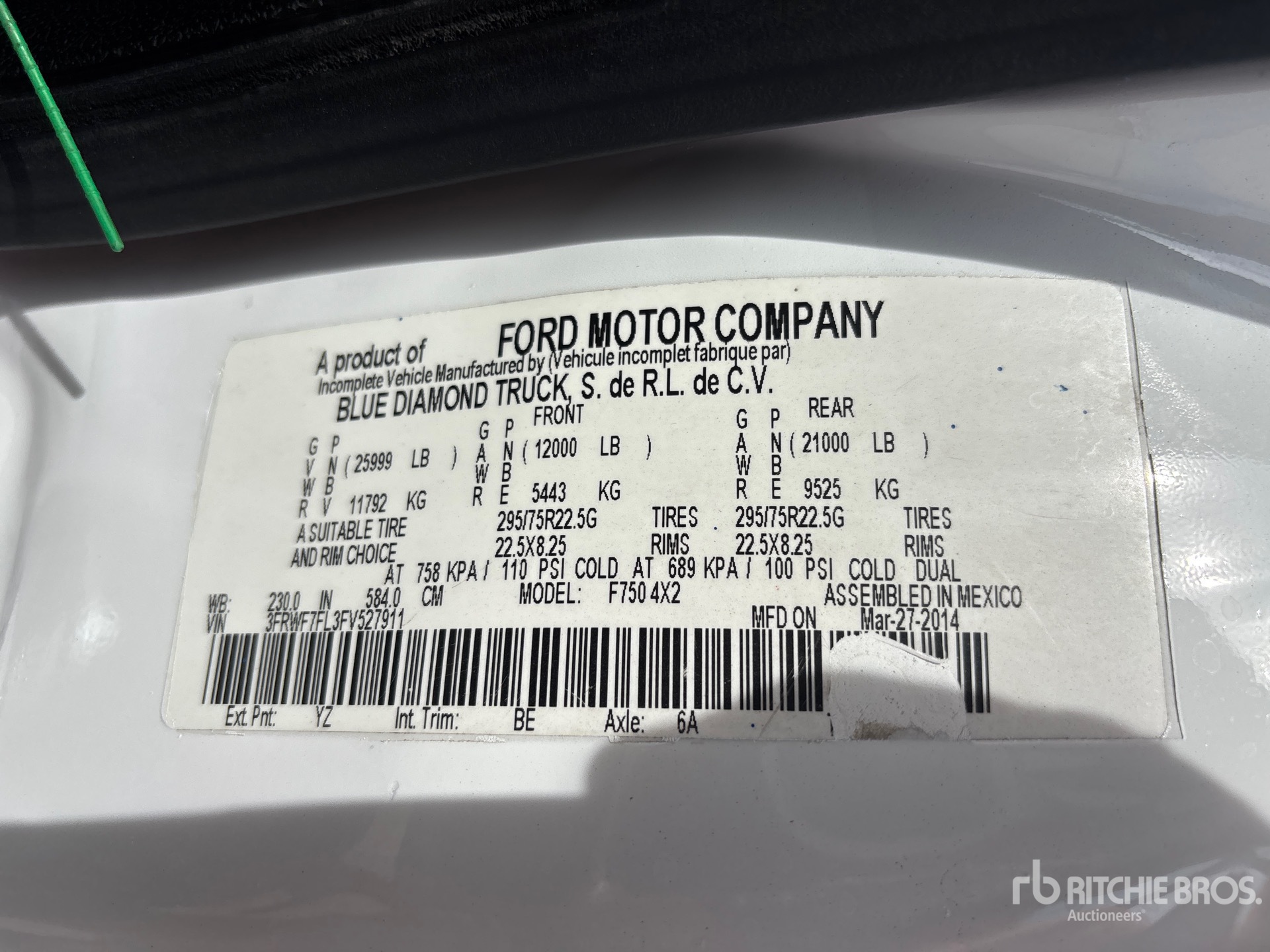 2015 Ford F-750