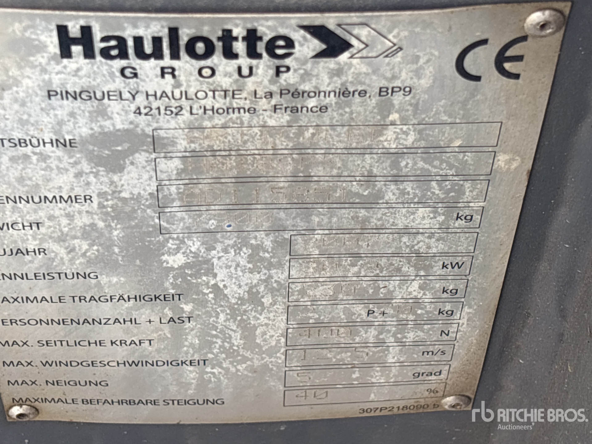 2007 Haulotte HA18SPX