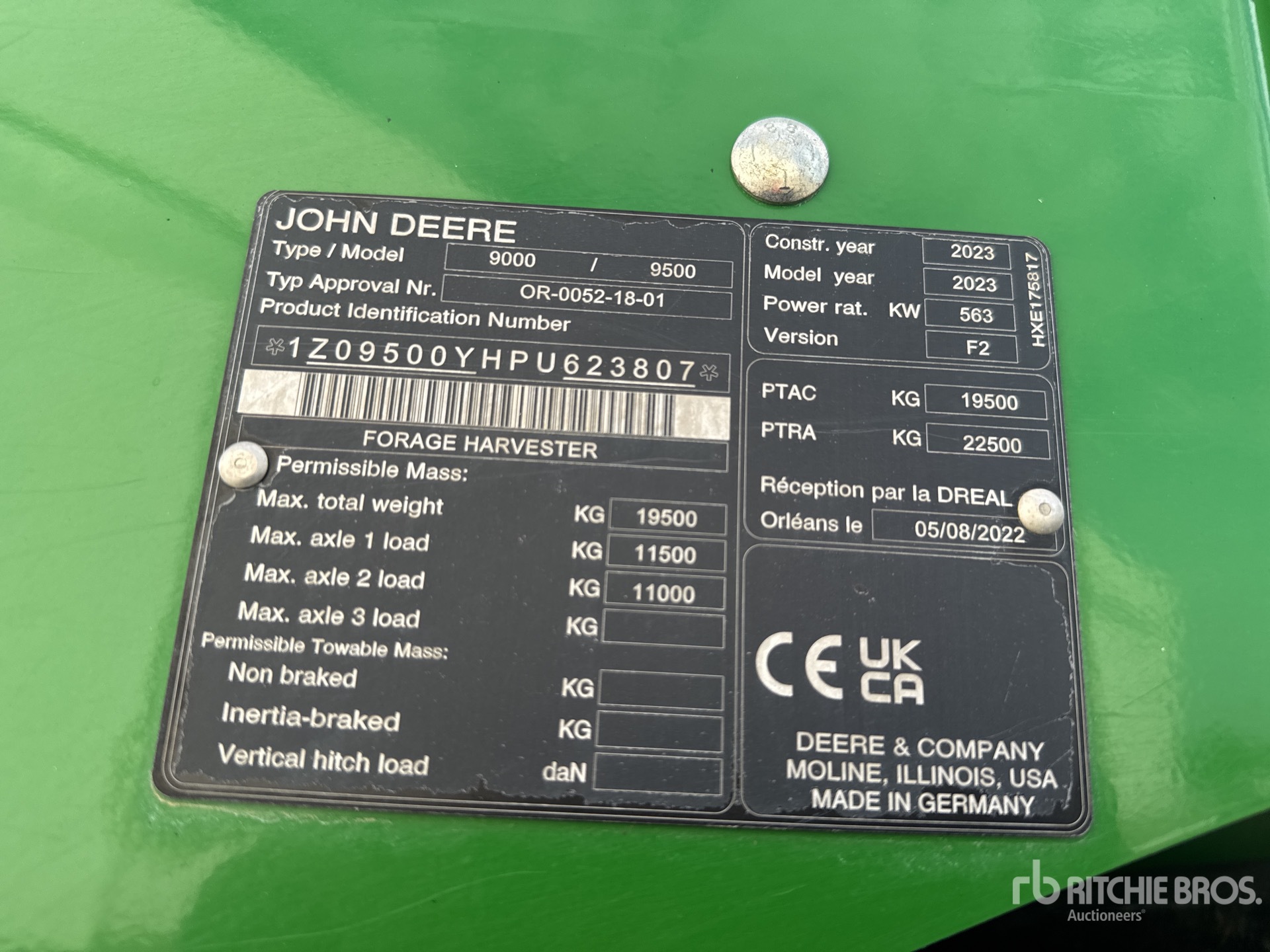 2023 John Deere 9500I