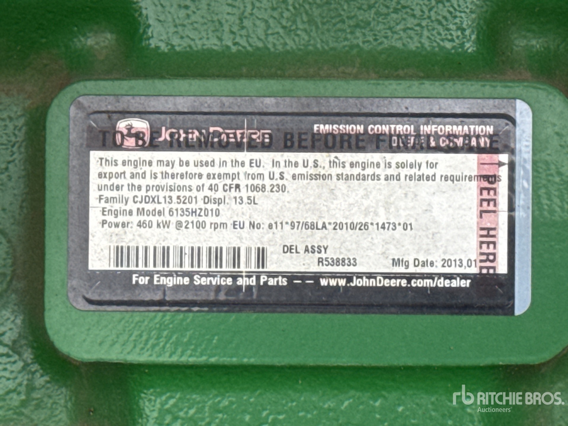 2014 John Deere 7380I