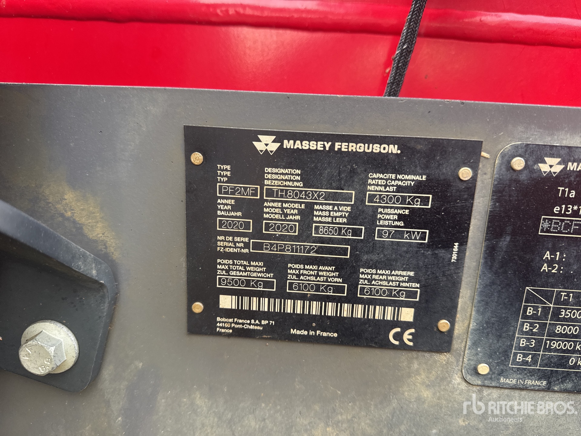 2020 Massey Ferguson TH.8043