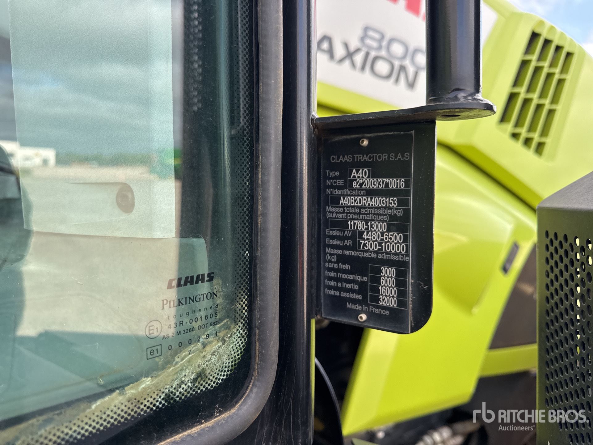 2017 Claas AXION 800