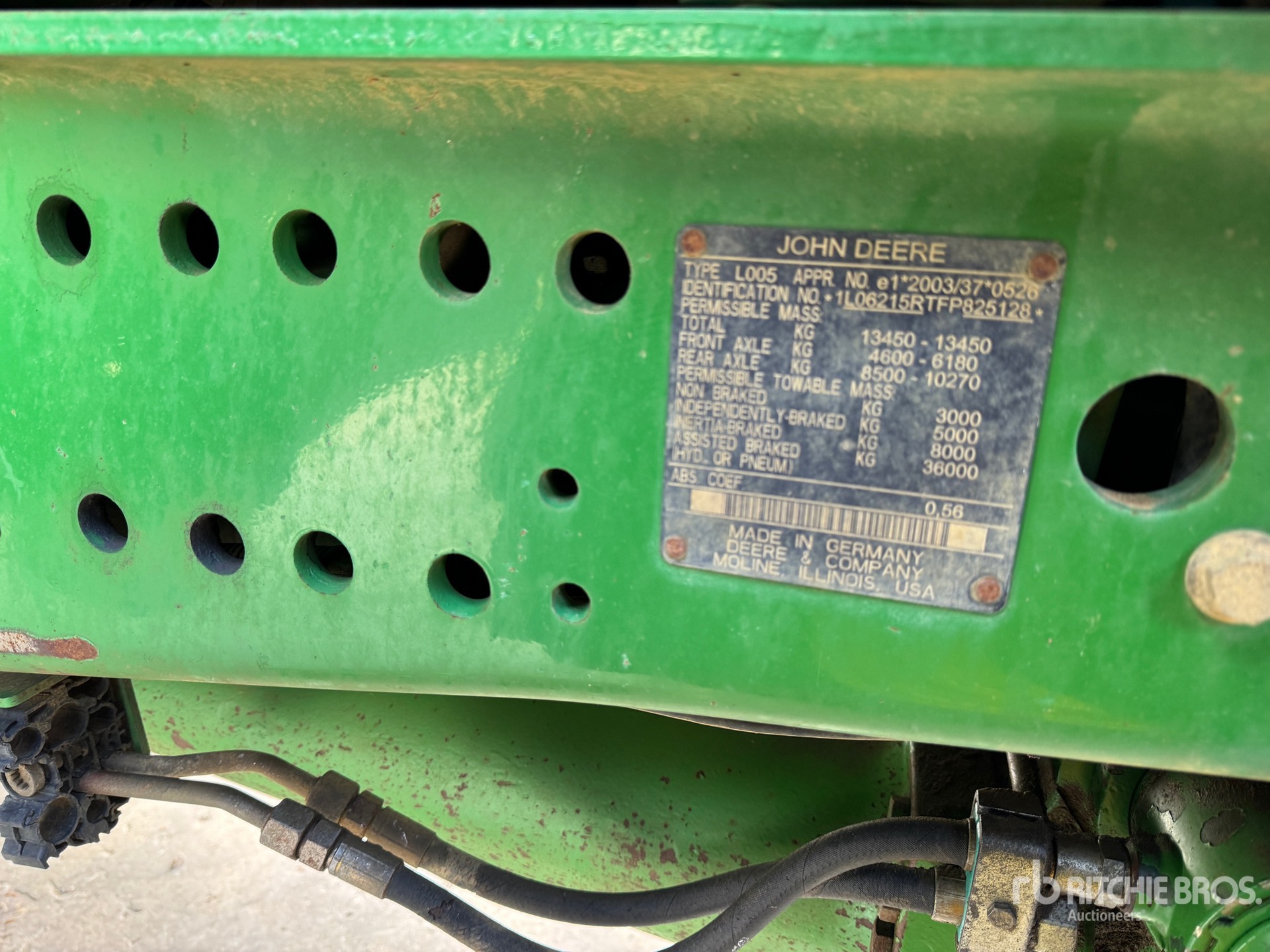 2015 John Deere 6215R AUTO POWE