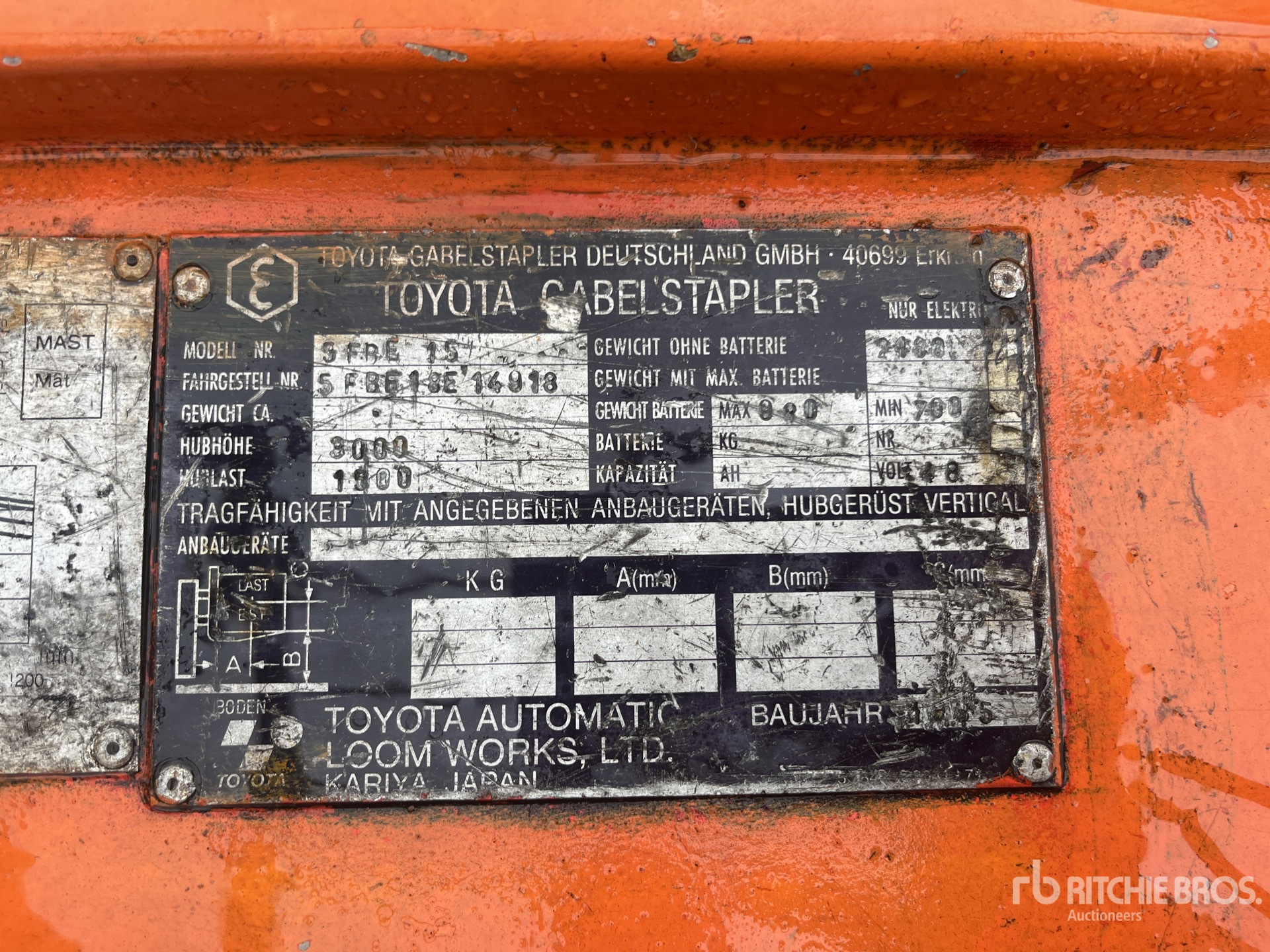 Toyota 5 FBE 15
