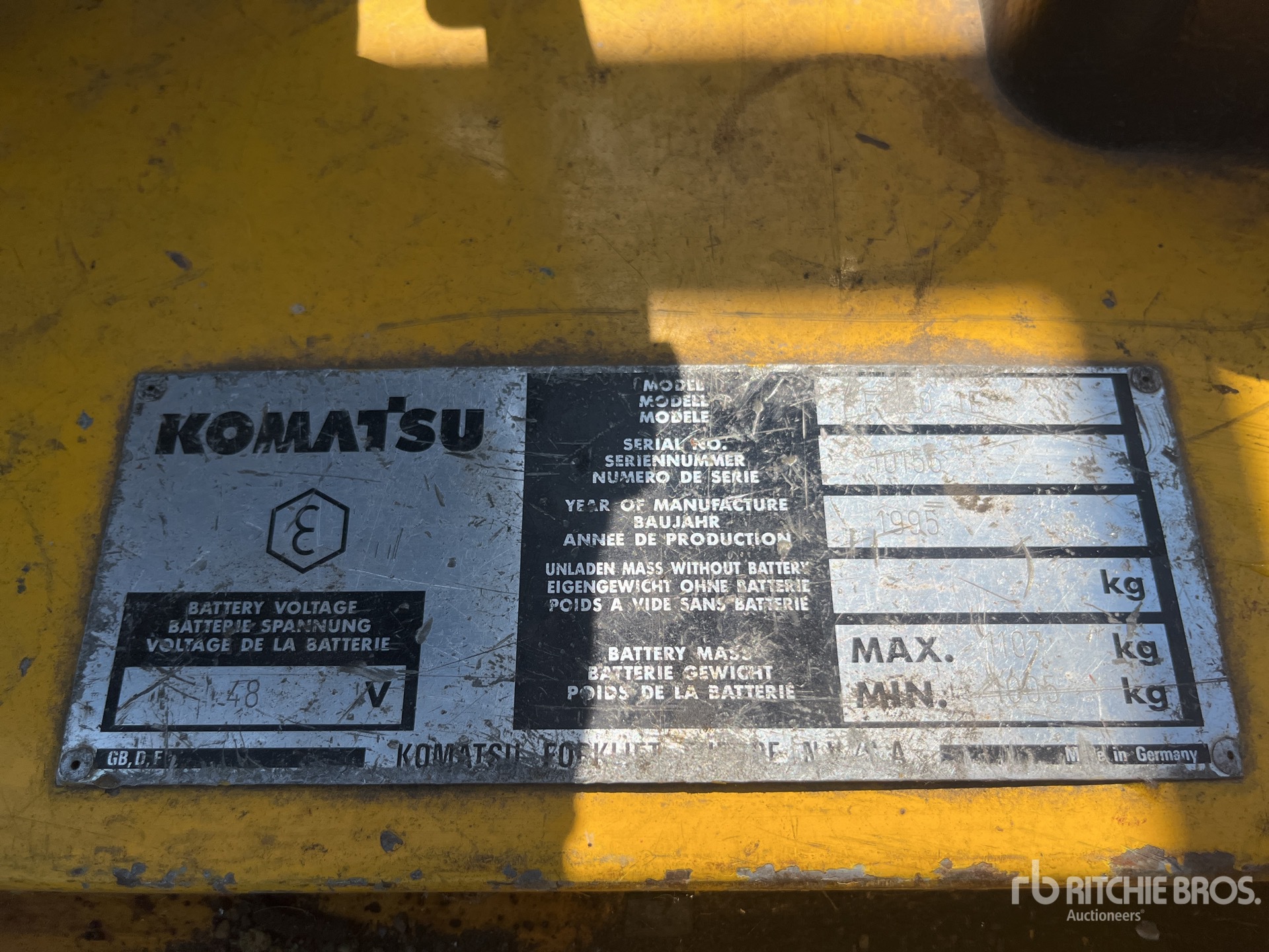 1995 Komatsu FB 20-1E