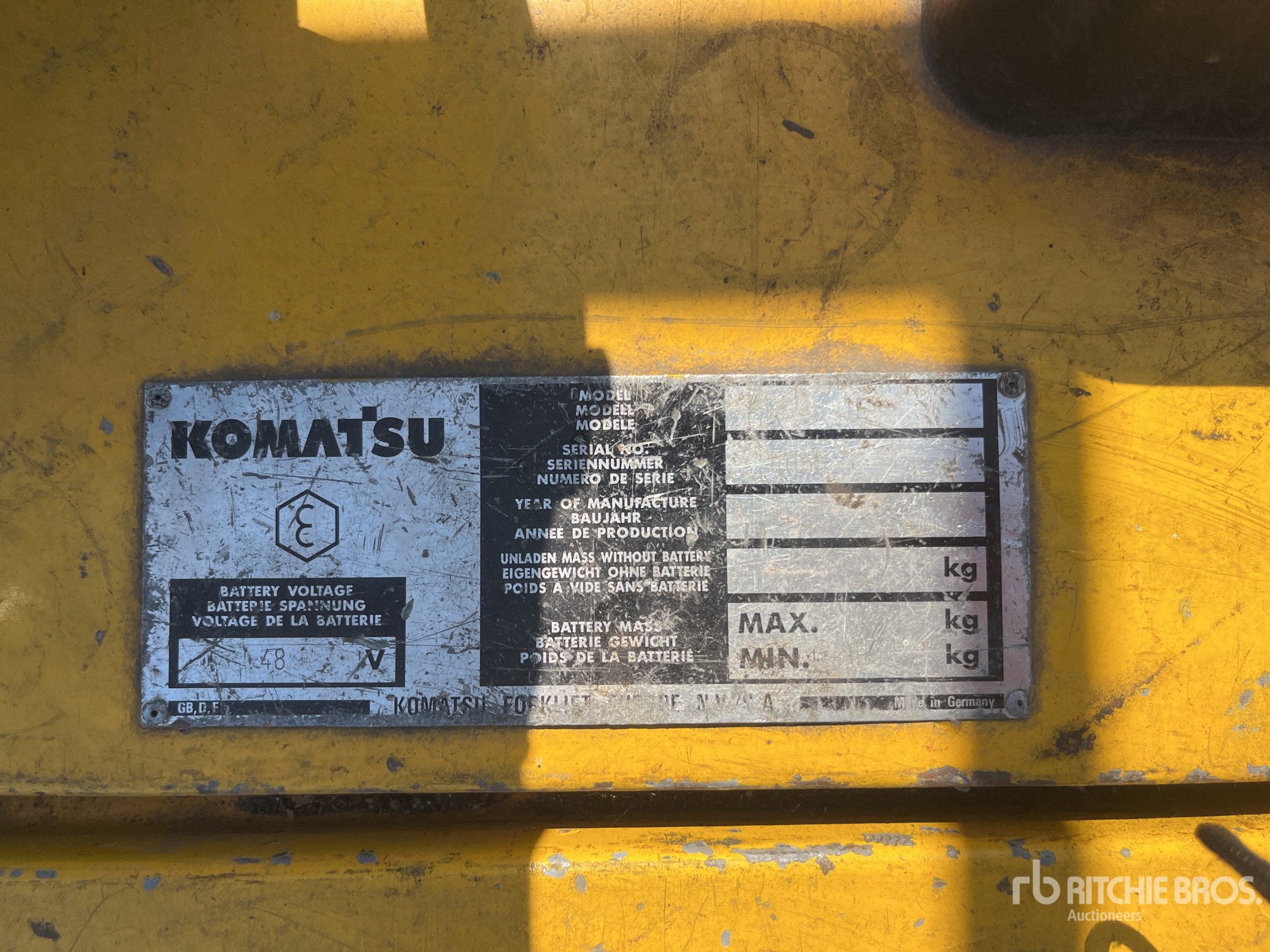 1995 Komatsu FB 20-1E