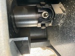 Undercarriage with Left Track Tensioner