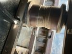 Undercarriage with Left Track Rollers