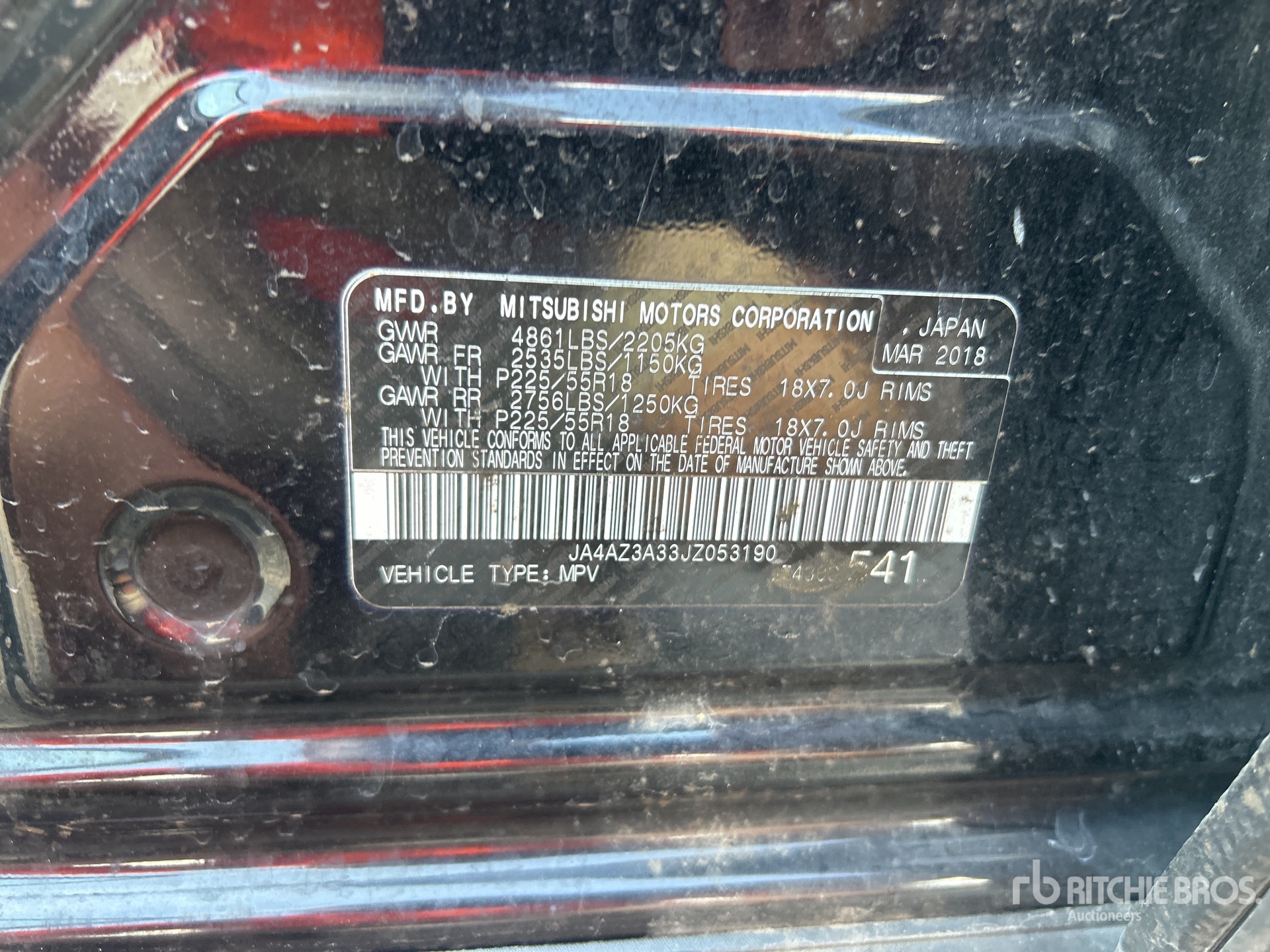 2018 Mitsubishi OUTLANDER