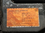 Engine with Emission Label