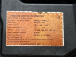 Engine with Emission Label