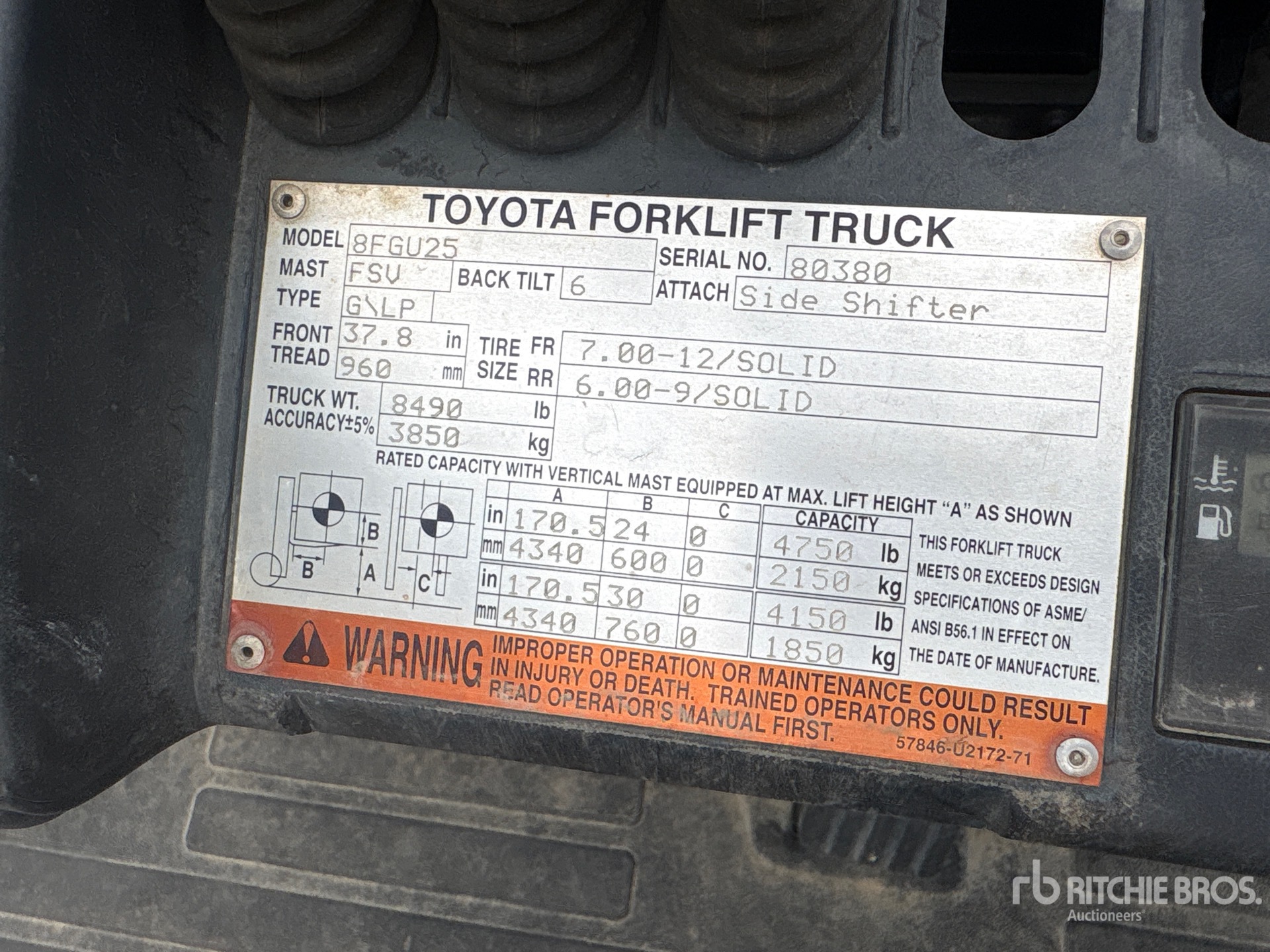 Toyota 8FGV25