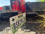Trailer Chassis with License Plate Light Functional