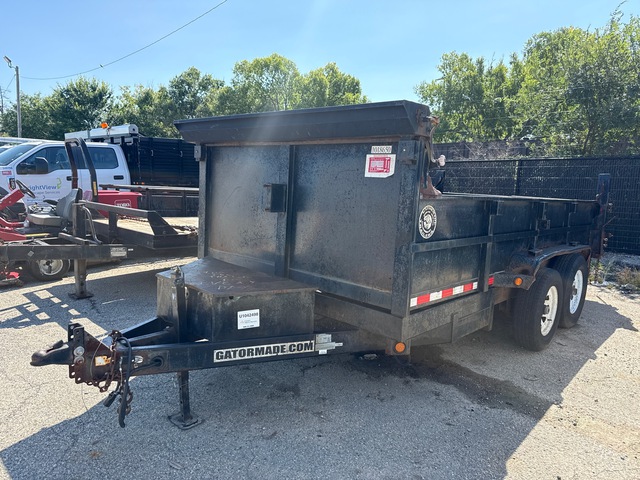2014 Gatormade 14 ft 4 in T/A Dump Utility Trailer