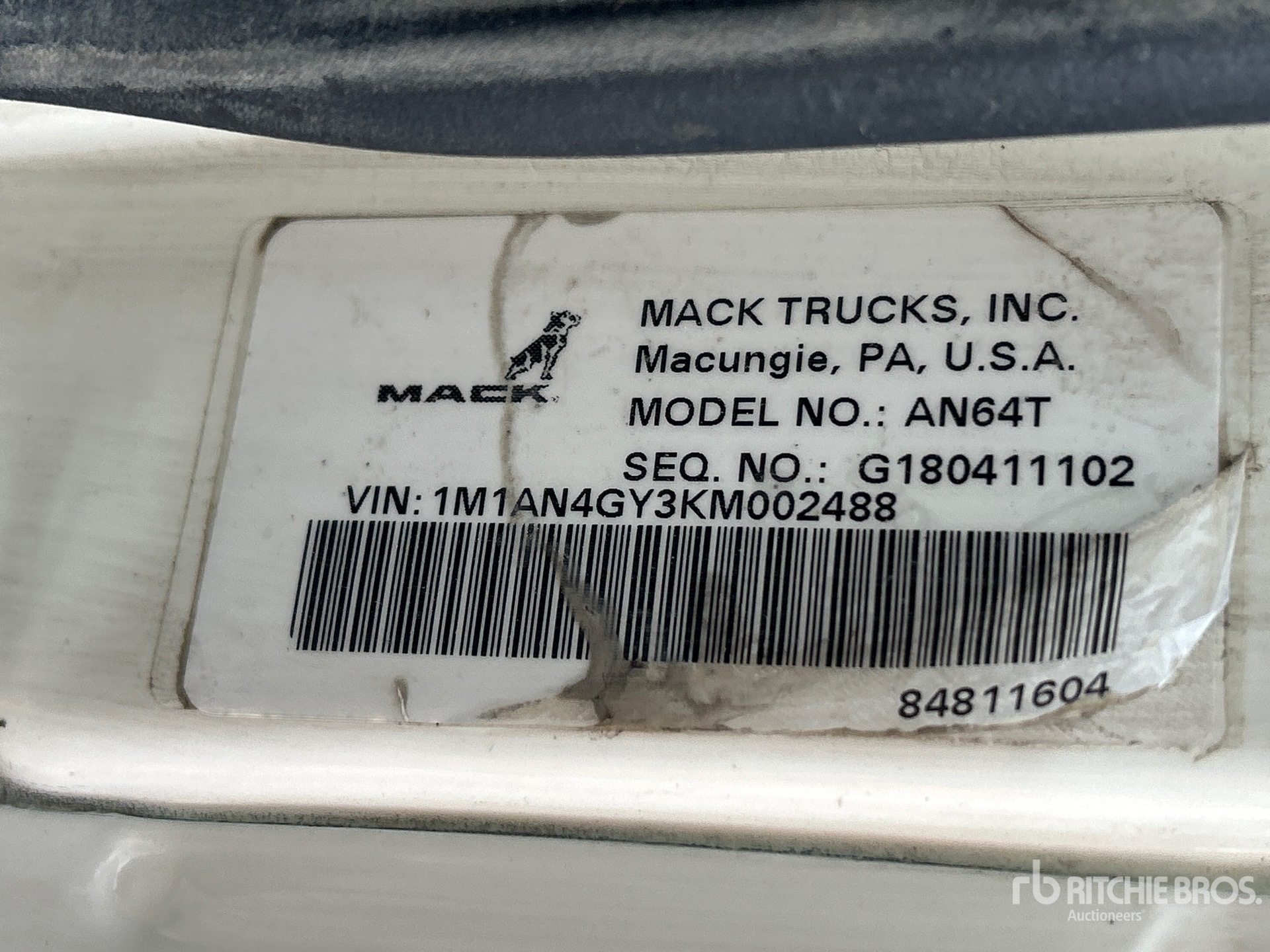 2019 Mack ATHEM